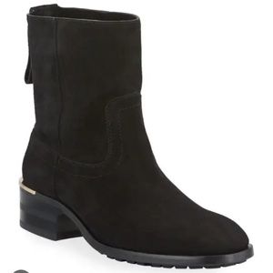 Jimmy Choo Halbert Flat Suede Zip Booties NWB Sz 38